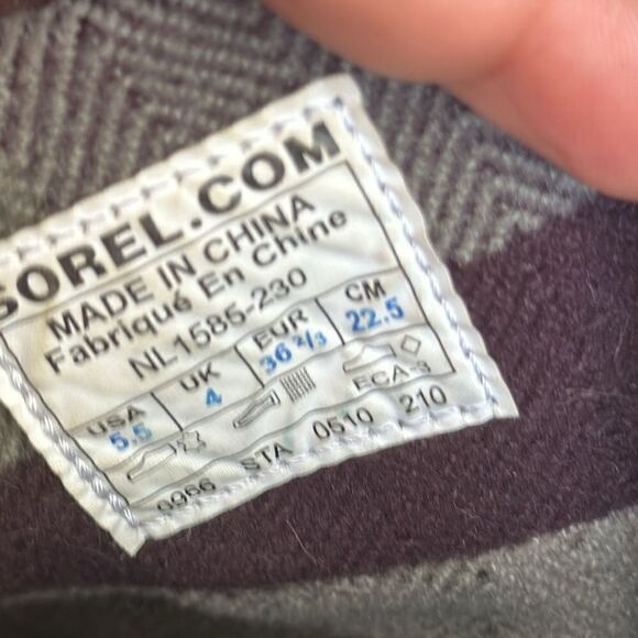 Sorel Firenzy Suede Ruched Tall Boots Brown Sz 5.5 - Picture 7 of 8